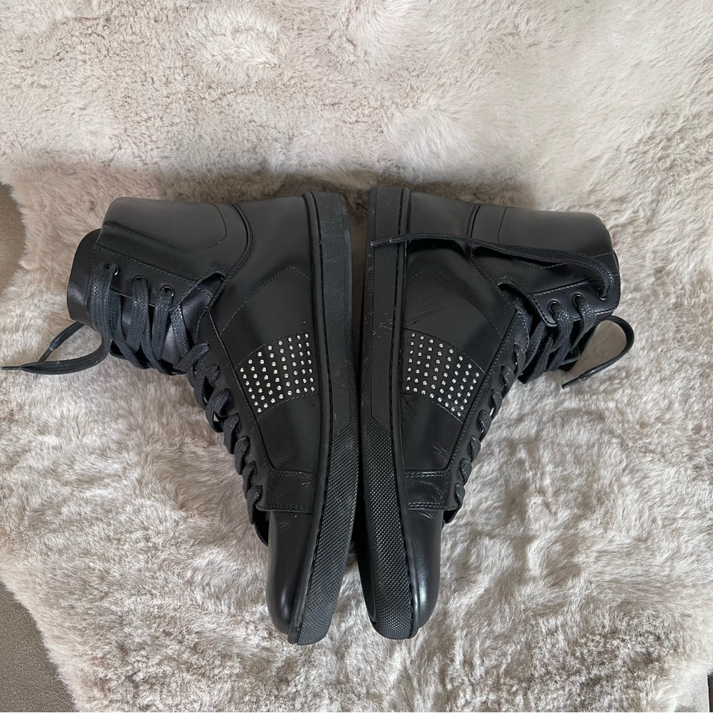 Yves Saint Laurent Black High-Top Sneakers - Picture 5 of 12
